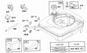 Fuel Tank Assy Hoses Diagram and Parts List for 123702-3120-01  Briggs and Stratton Engine